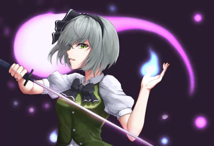 Youmu Konpaku Anime Touhou HD Desktop Wallpaper | Background Image