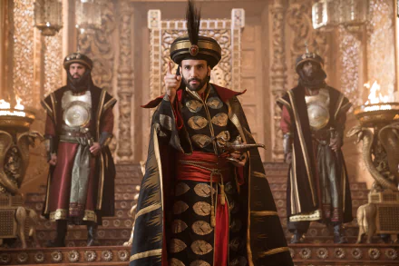 Jafar Marwan Kenzari movie Aladdin (2019) HD Desktop Wallpaper | Background Image