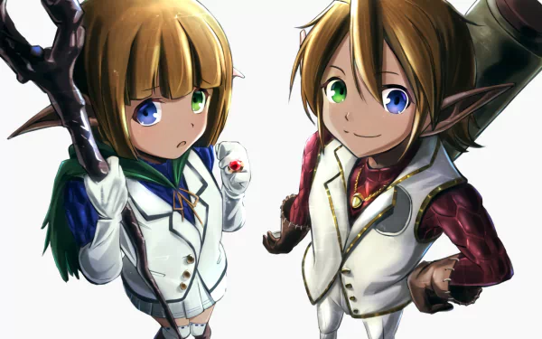 heterochromia Mare Bello Fiore Aura Bella Fiora Anime Overlord HD Desktop Wallpaper | Background Image
