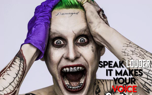 statement Joker movie Suicide Squad HD Desktop Wallpaper | Background Image
