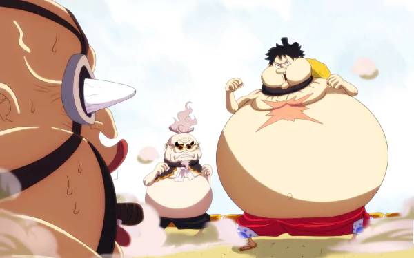 Queen (One Piece) Hyogoro (One Piece) Monkey D. Luffy Anime One Piece HD Desktop Wallpaper | Background Image