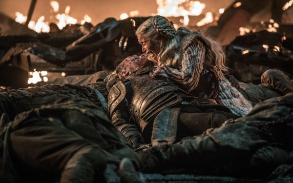 TV Show Game Of Thrones Jorah Mormont Daenerys Targaryen Iain Glen Emilia Clarke HD Wallpaper | Background Image