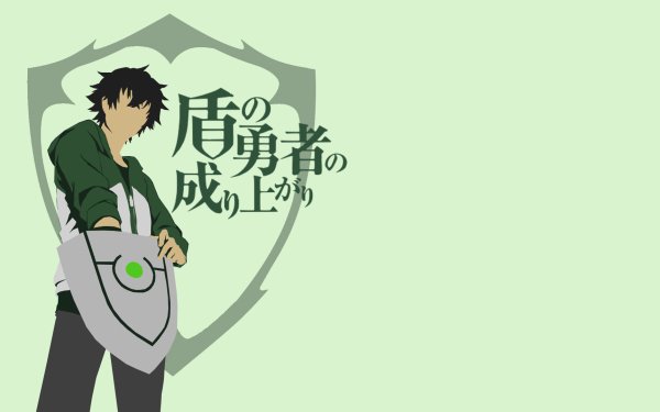 Anime The Rising of the Shield Hero Naofumi Iwatani Black Hair Shield HD Wallpaper | Background Image