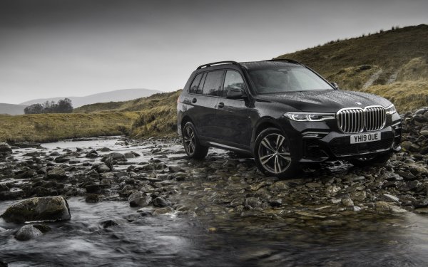 Vehicles BMW X7 BMW Car SUV Black Car HD Wallpaper | Background Image