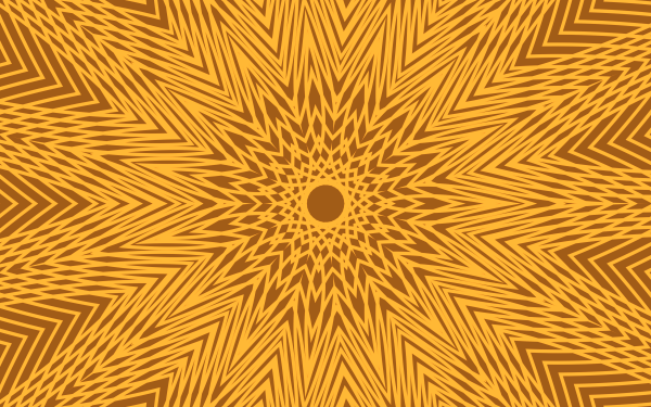 Abstract Kaleidoscope Yellow HD Wallpaper | Background Image