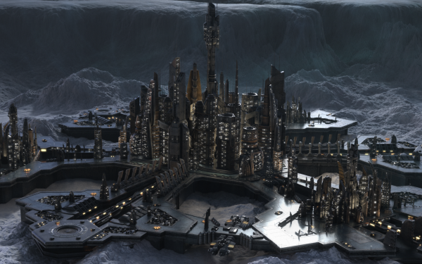 TV Show Stargate Atlantis Stargate City Building Atlantis HD Wallpaper | Background Image