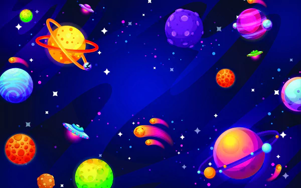 UFO space Sci Fi planet HD Desktop Wallpaper | Background Image