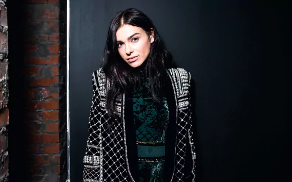 coat black hair Russian singer music Elena Temnikova HD Desktop Wallpaper | Background Image