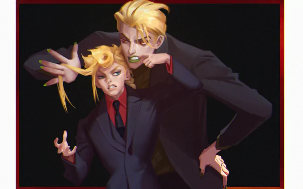 JoJo's Bizarre Adventure: Golden Wind blonde Dio Brando Giorno Giovanna Anime Jojo's Bizarre Adventure HD Desktop Wallpaper | Background Image