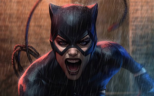 Comics Catwoman DC Comics Rain HD Wallpaper | Background Image