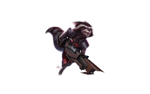 Comics Rocket Raccoon Gun Guardians of the Galaxy HD Wallpaper | Background Image