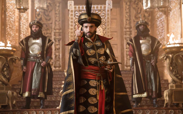 Jafar Marwan Kenzari movie Aladdin (2019) HD Desktop Wallpaper | Background Image