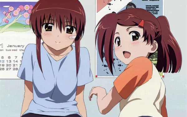 Ako Suminoe Riko Suminoe Anime KissXSis HD Desktop Wallpaper | Background Image