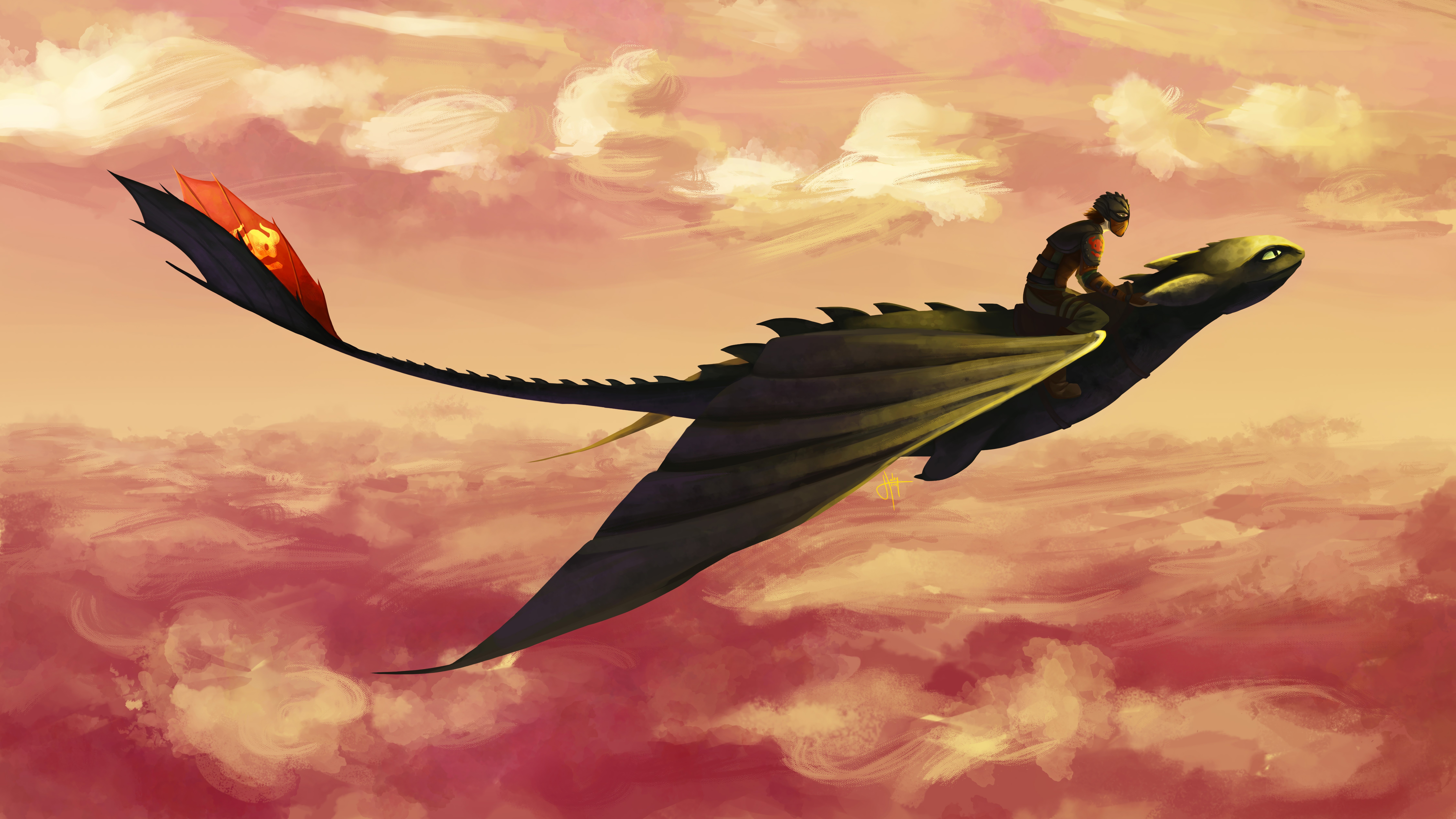 How to Train Your Dragon 2 8k Ultra HD Wallpaper by Haley Wakefield