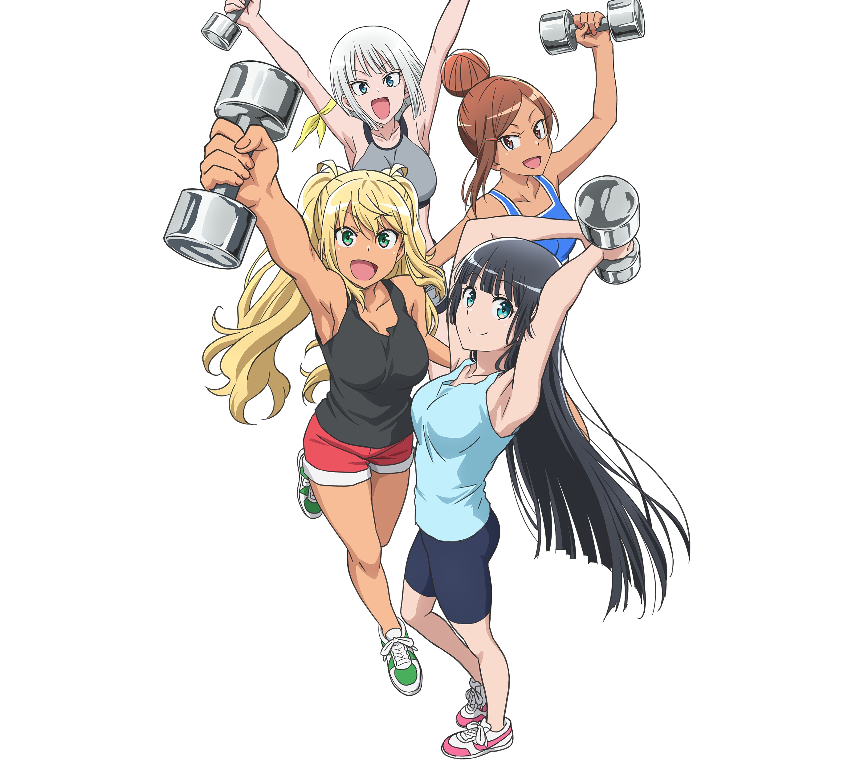 Anime How Heavy Are the Dumbbells You Lift? HD Wallpaper | Background Image