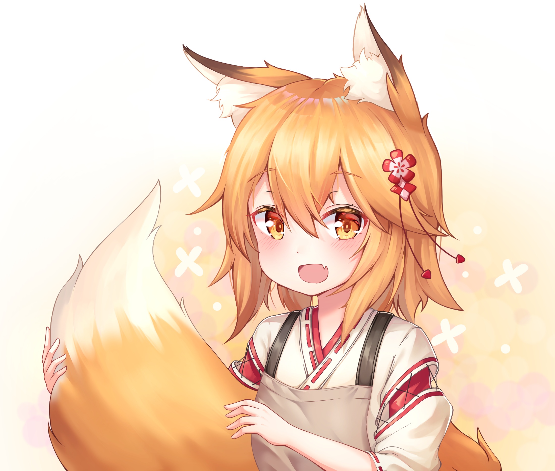 Anime The Helpful Fox Senko-san HD Wallpaper by まんなく