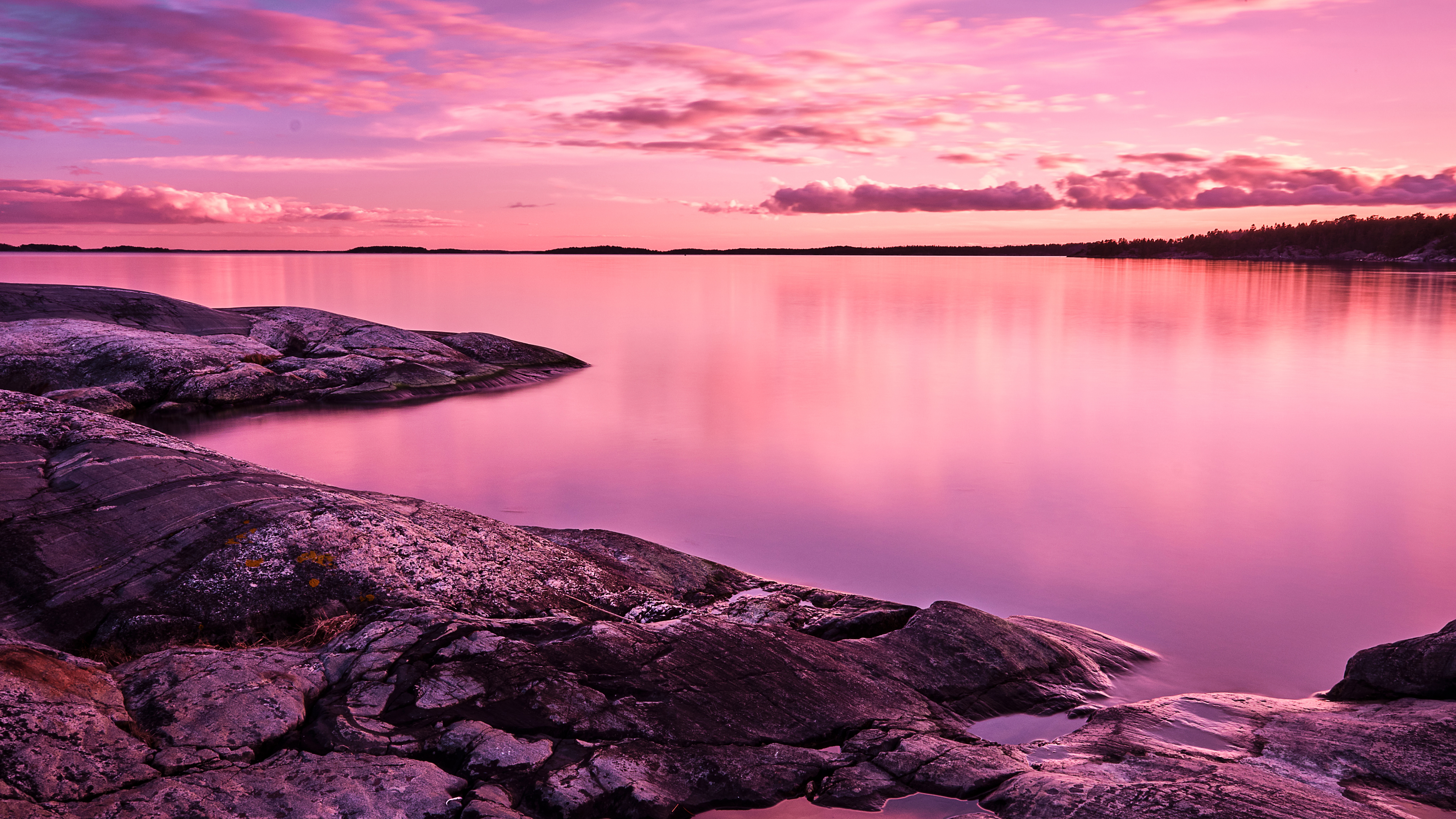 7680x4320 Sunset Clouds Reflection In Lake 8k 8K ,HD 4k Wallpapers