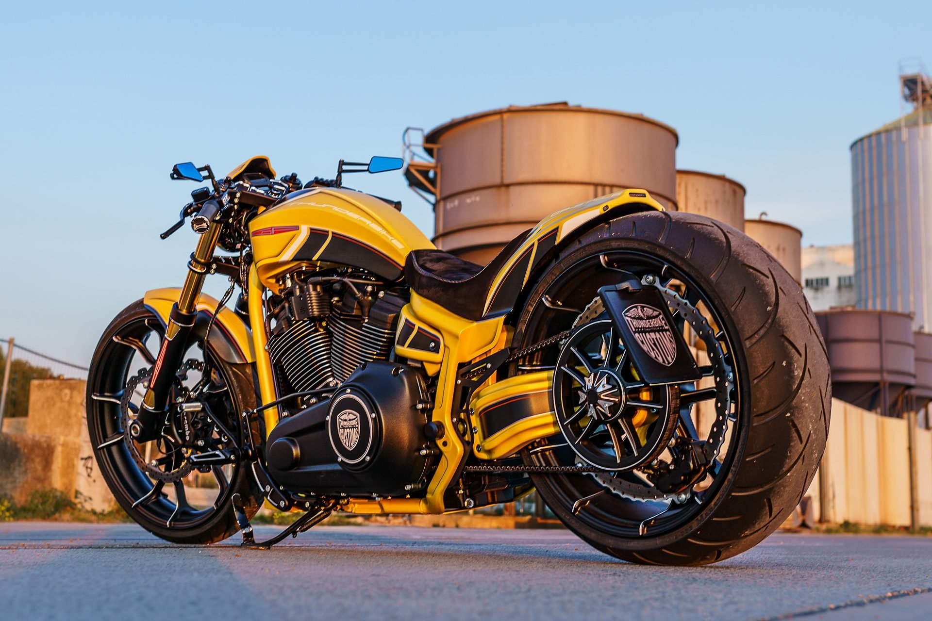 Download Thunderbike Customs Harley-davidson Vehicle Custom Motorcycle 