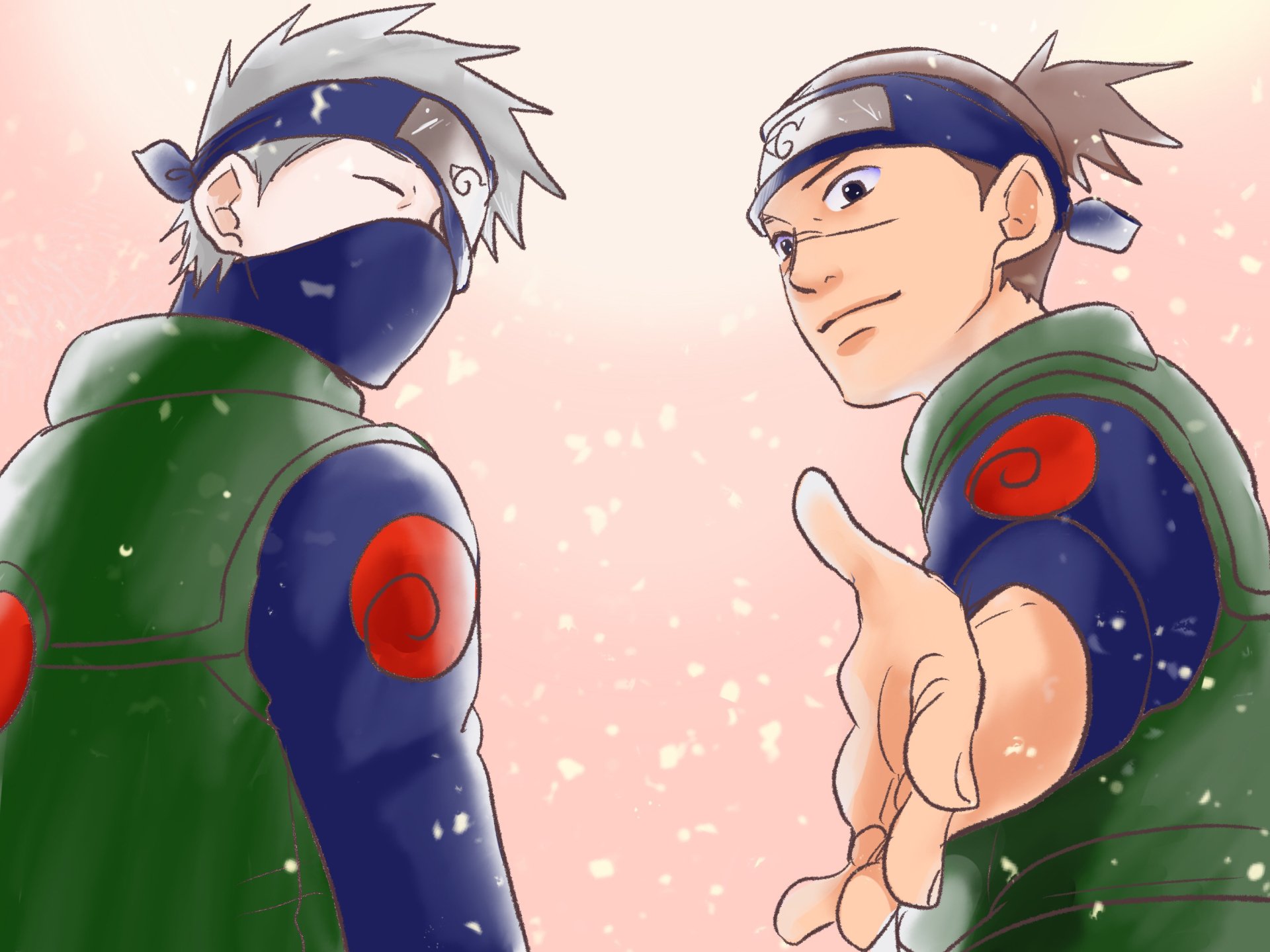 Download Iruka Umino Kakashi Hatake Anime Naruto HD Wallpaper by 貸切