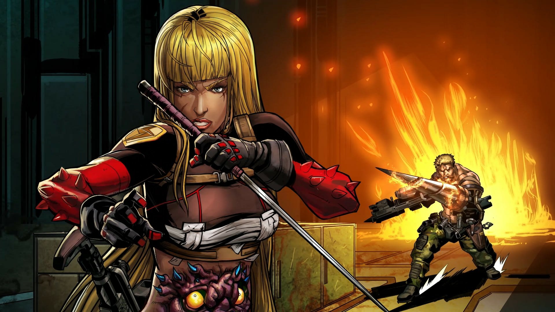 Download Video Game Contra: Rogue Corps HD Wallpaper