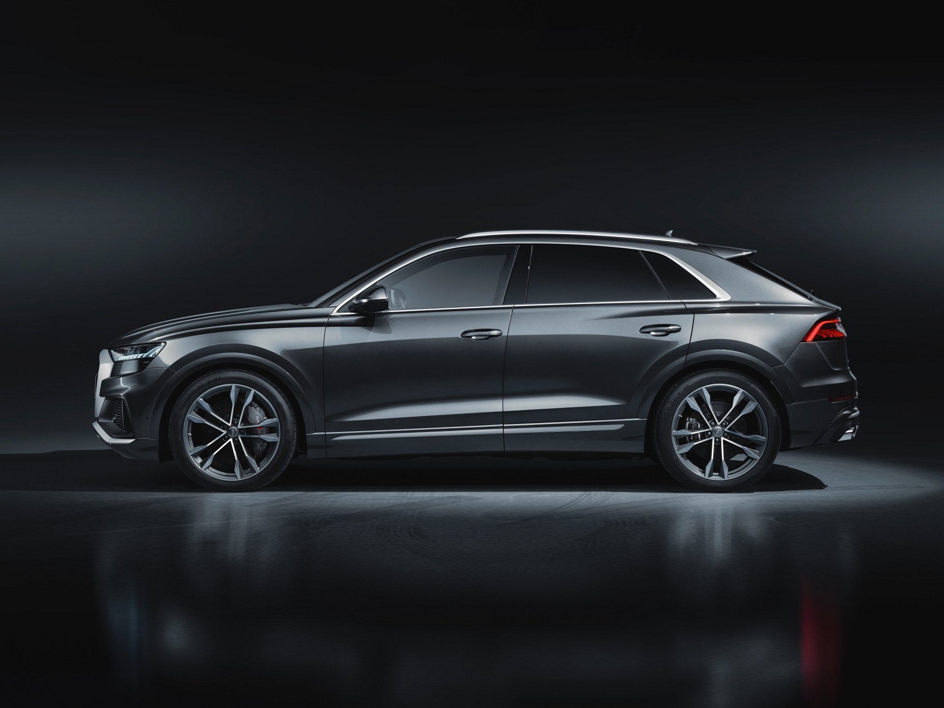 Download SUV Silver Car Car Audi Vehicle Audi Q8 HD Wallpaper