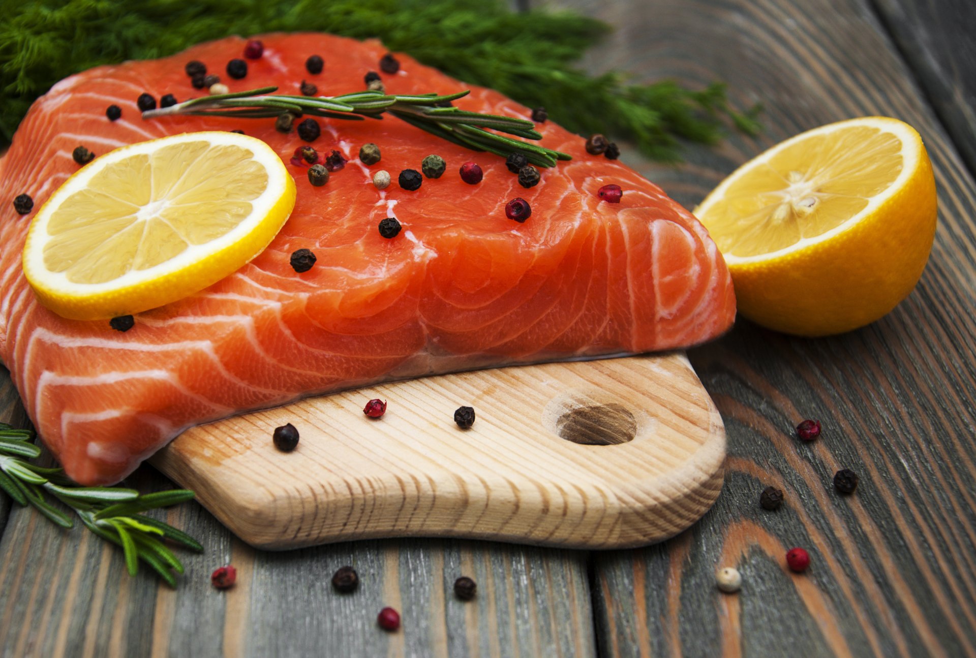 Download Seafood Salmon Food Fish HD Wallpaper