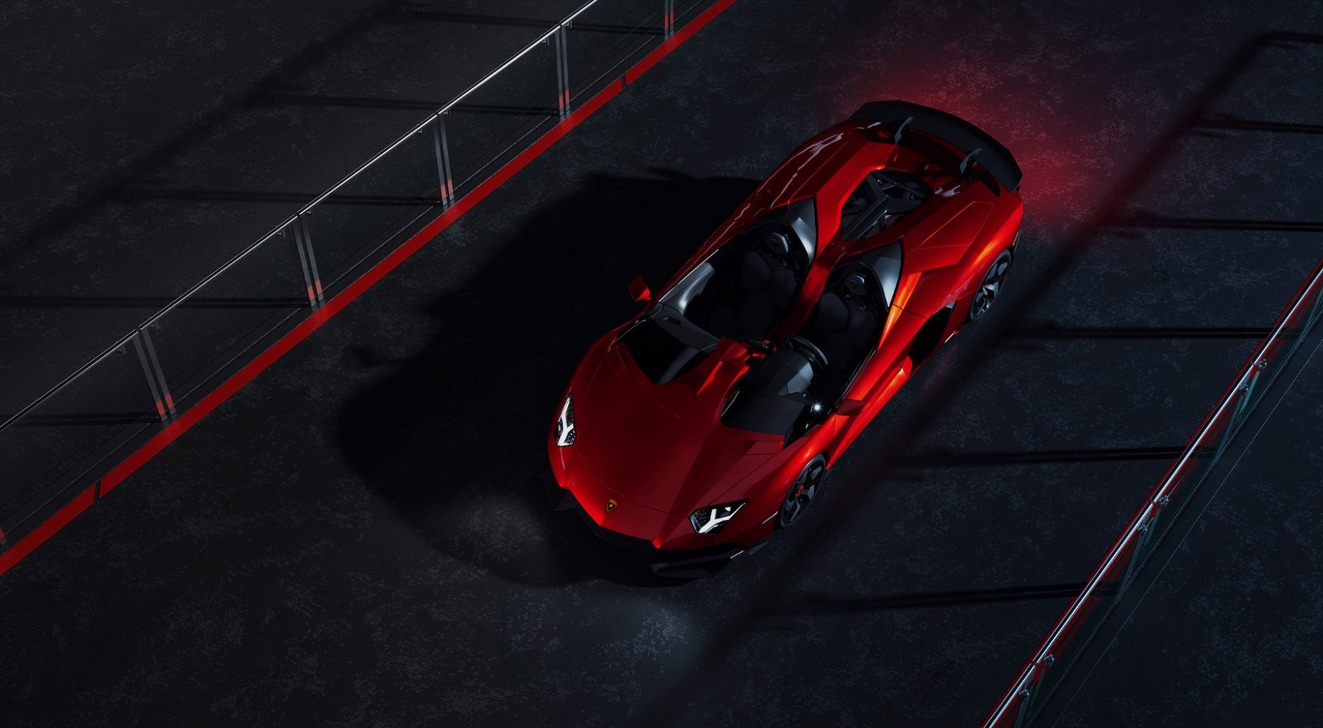 Download Supercar Car Lamborghini Vehicle Lamborghini Aventador J HD Wallpaper