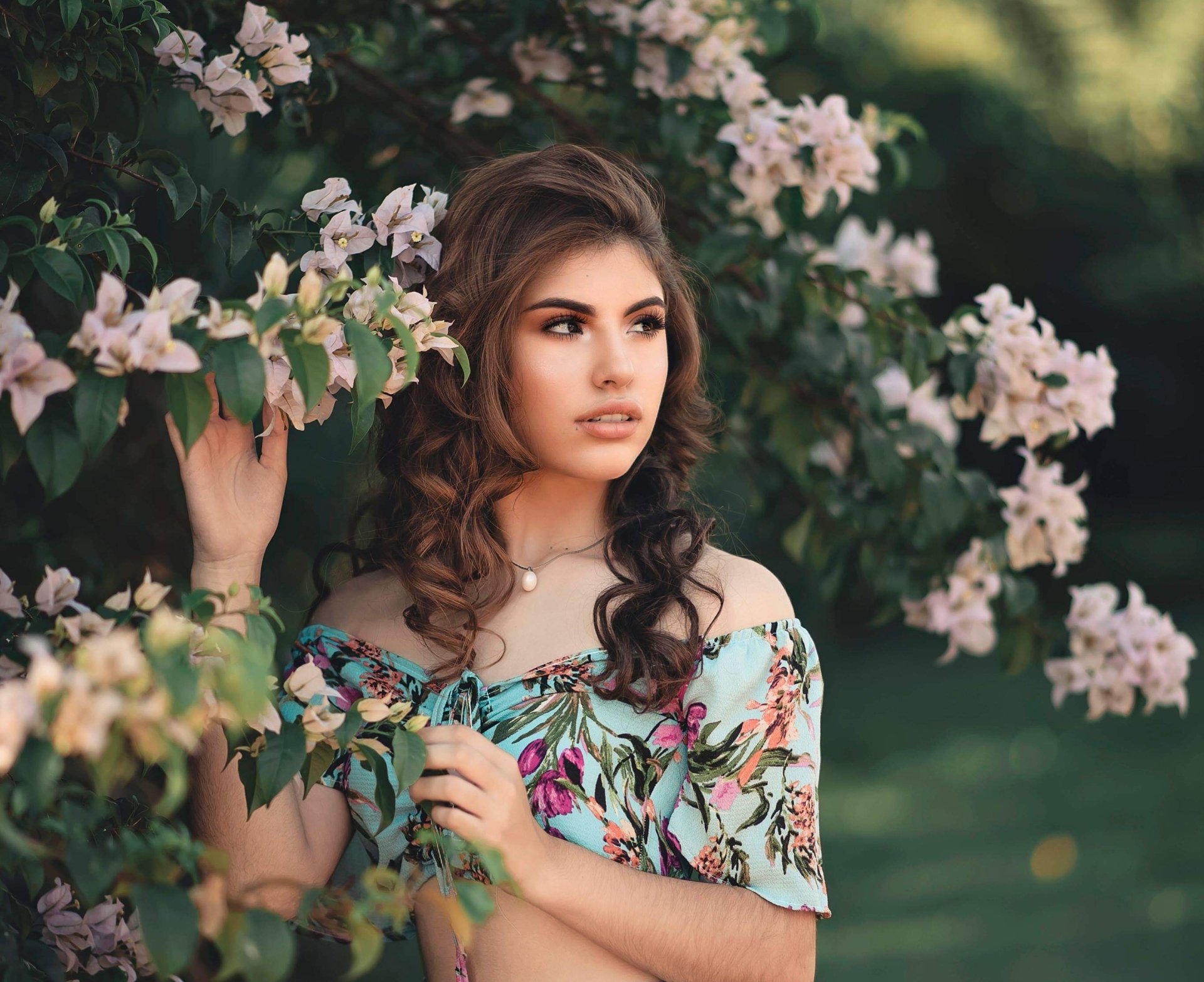 Download Brunette Woman Model HD Wallpaper by Renato Abati