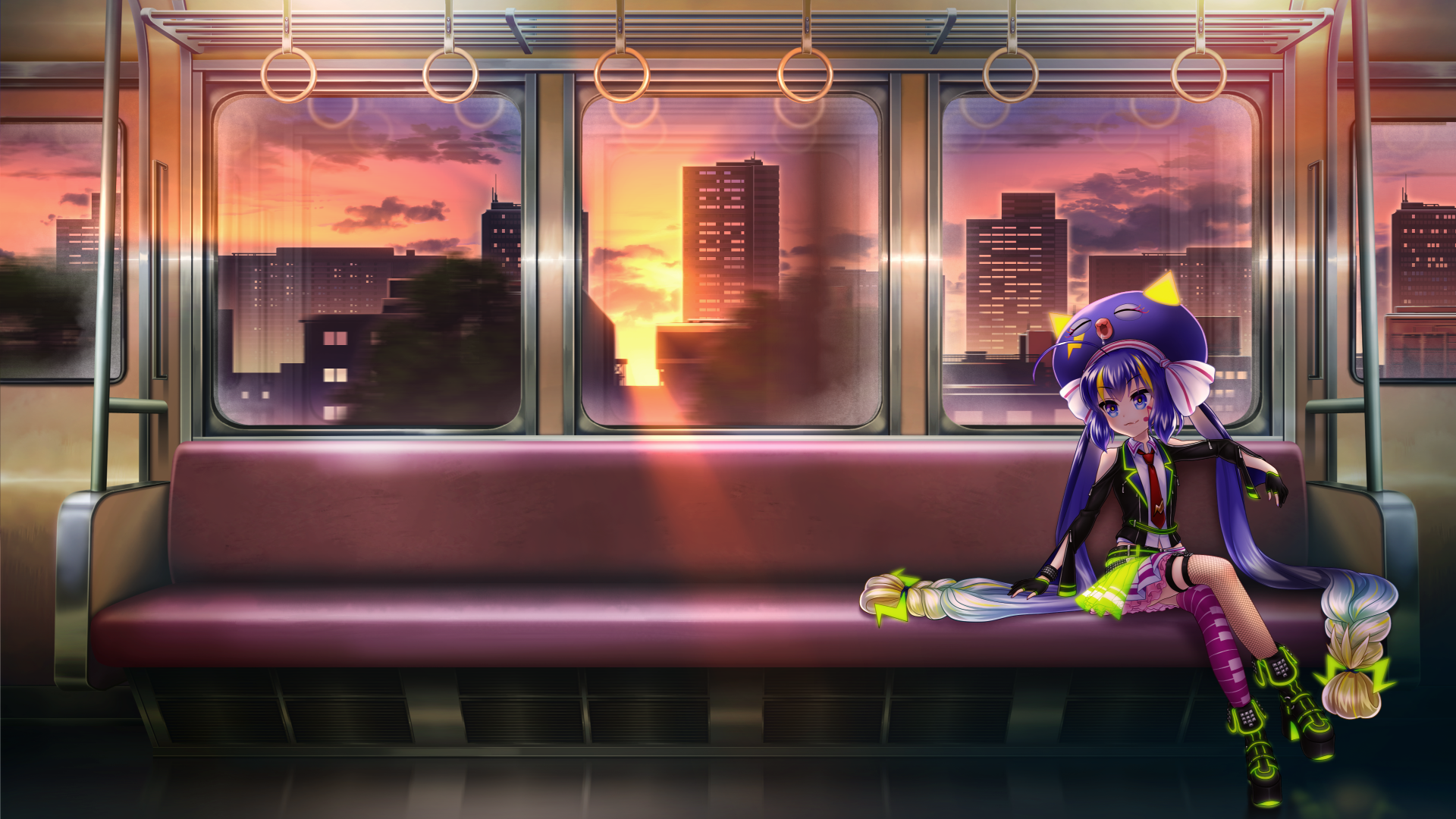 Download Otomachi Una Anime Vocaloid HD Wallpaper