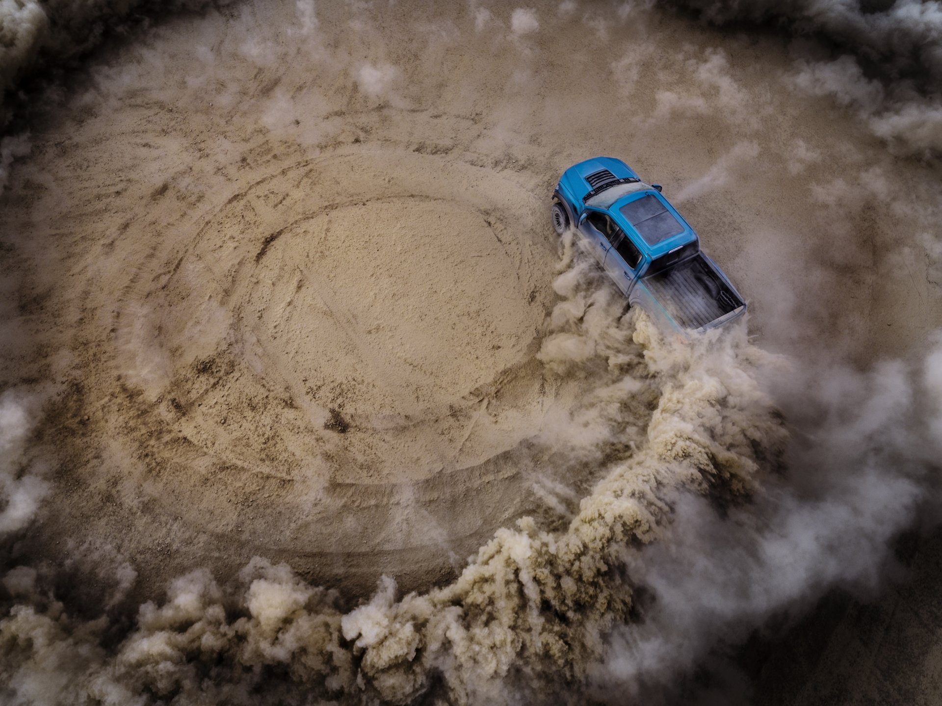 Download Sand Car Ford Ford F-150 Vehicle Ford F-150 Raptor 4k Ultra HD Wallpaper