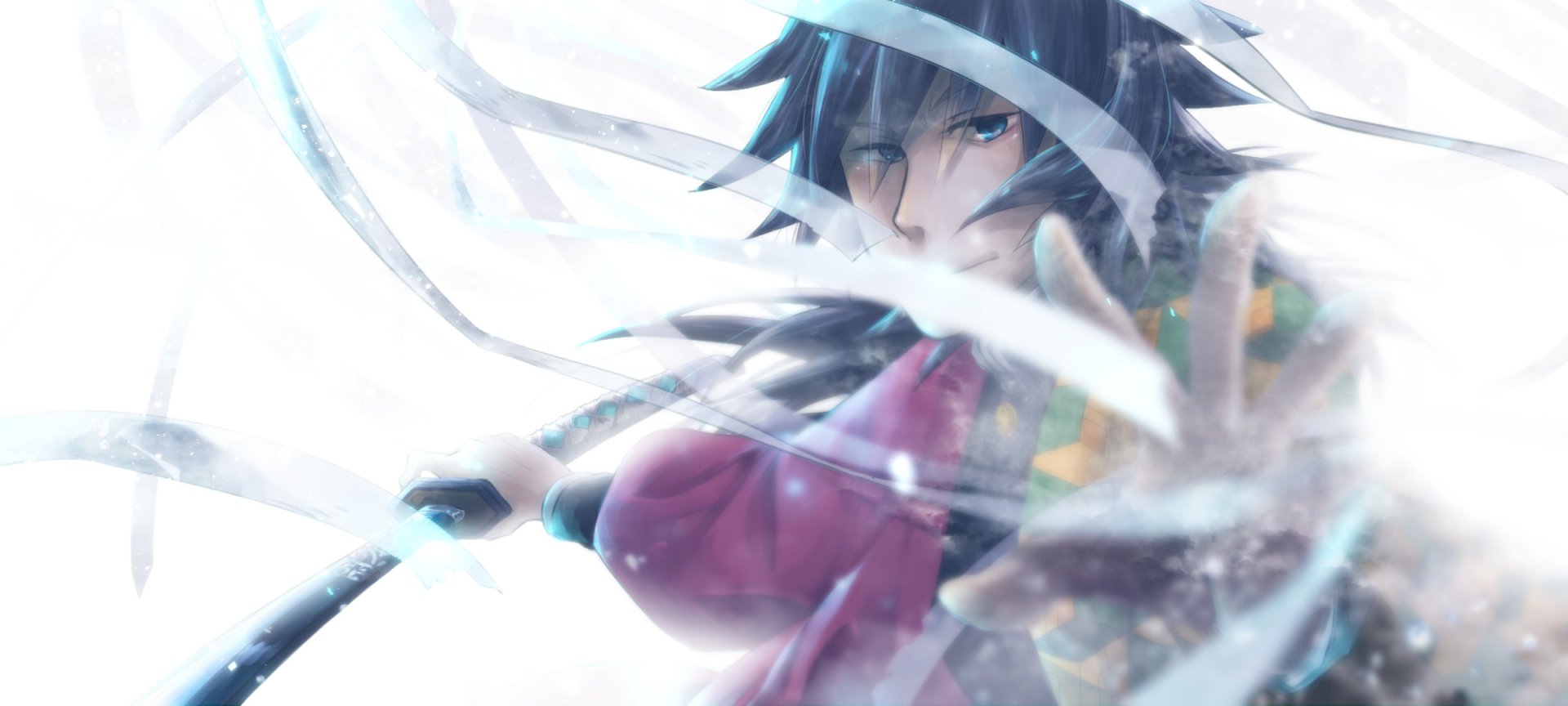 Download Giyuu Tomioka Anime Demon Slayer: Kimetsu No Yaiba HD Wallpaper by 七ノヱ