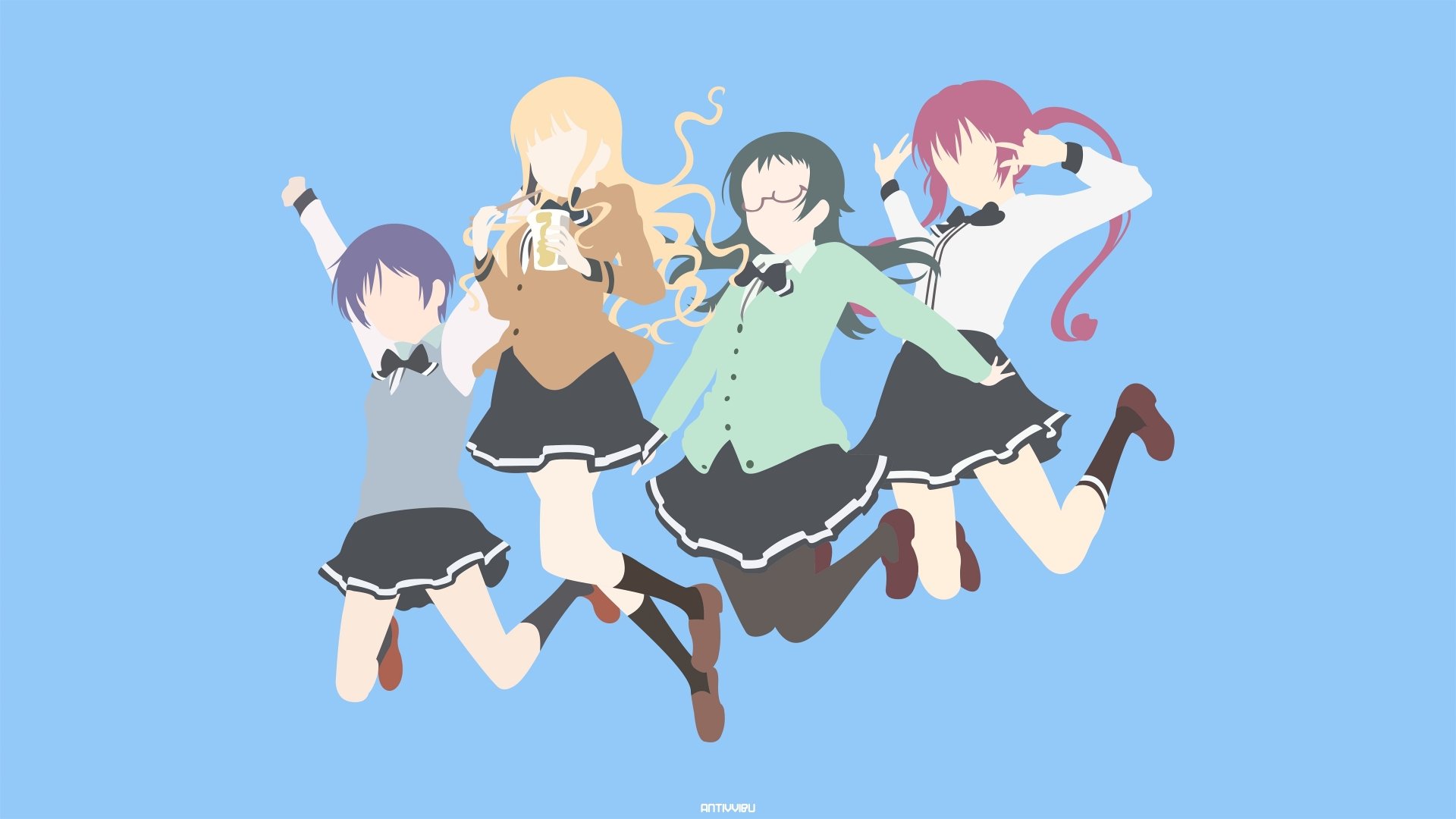 Download Misa Nakamura Jun Takahashi Yuu Oosawa Koizumi (Ms. Koizumi Loves Ramen Noodles) Anime Ms. Koizumi Loves Ramen Noodles 4k Ultra HD Wallpaper by lembayung