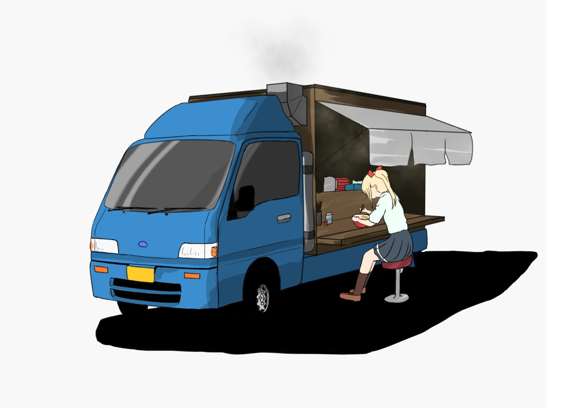 Download Koizumi (Ms. Koizumi Loves Ramen Noodles) Anime Ms. Koizumi Loves Ramen Noodles 4k Ultra HD Wallpaper by 咲ぴー