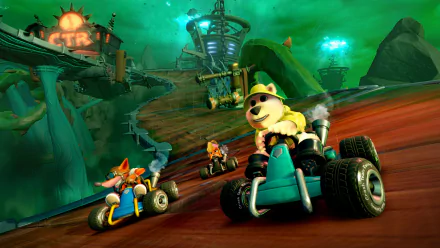 video game Crash Team Racing HD Desktop Wallpaper | Background Image