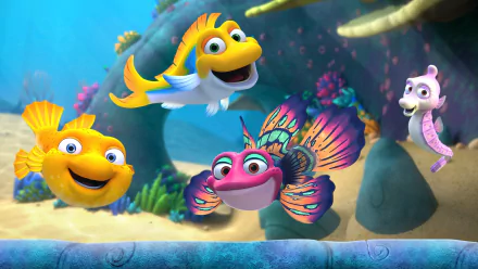 TV Show Splash and Bubbles HD Desktop Wallpaper | Background Image