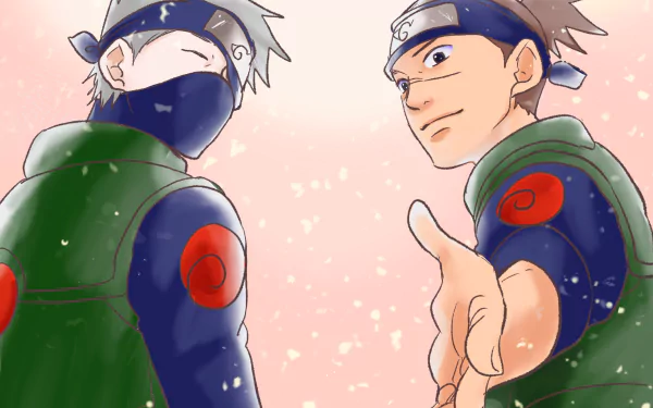 Iruka Umino Kakashi Hatake Anime Naruto HD Desktop Wallpaper | Background Image