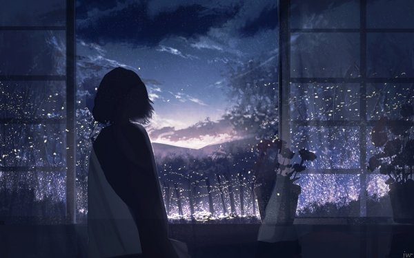 Anime Original Sky Sunrise HD Wallpaper | Background Image