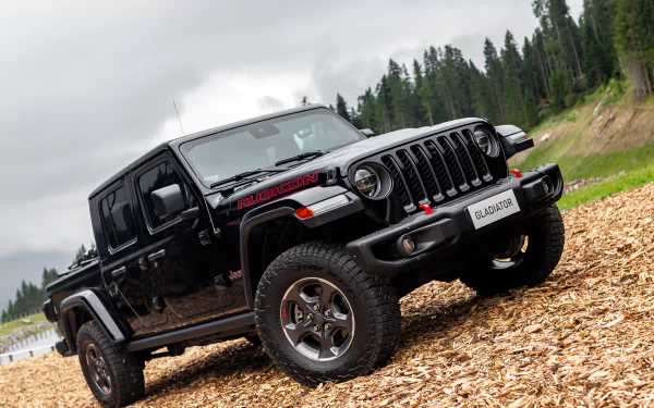 black car car Jeep vehicle Jeep Gladiator HD Desktop Wallpaper | Background Image