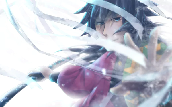 Giyuu Tomioka Anime Demon Slayer: Kimetsu no Yaiba HD Desktop Wallpaper | Background Image