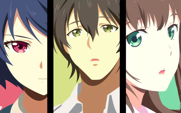 Hina Tachibana Natsuo Fujii Rui Tachibana Anime Domestic Girlfriend HD Desktop Wallpaper | Background Image