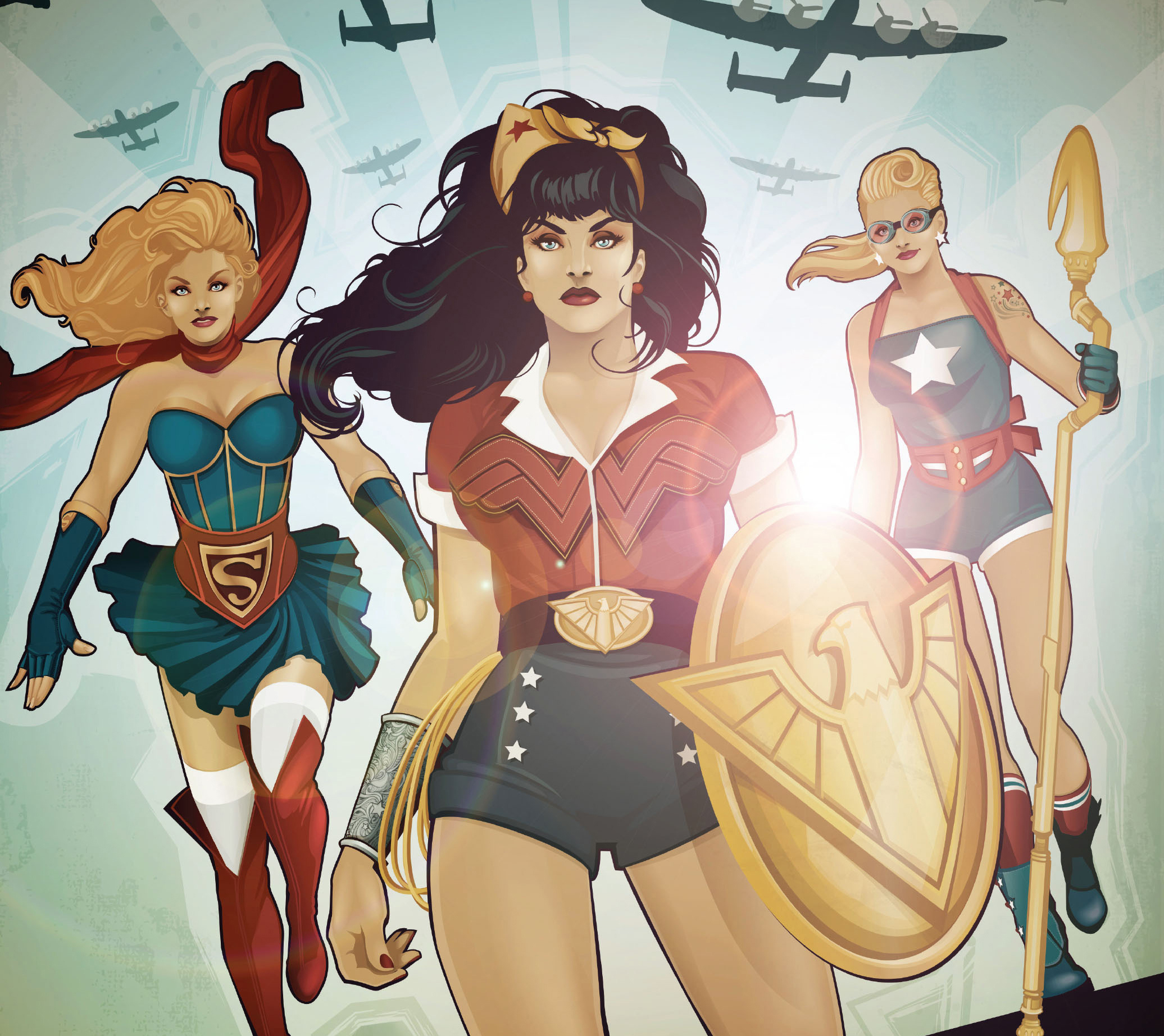 Comics DC Bombshells HD Wallpaper | Background Image