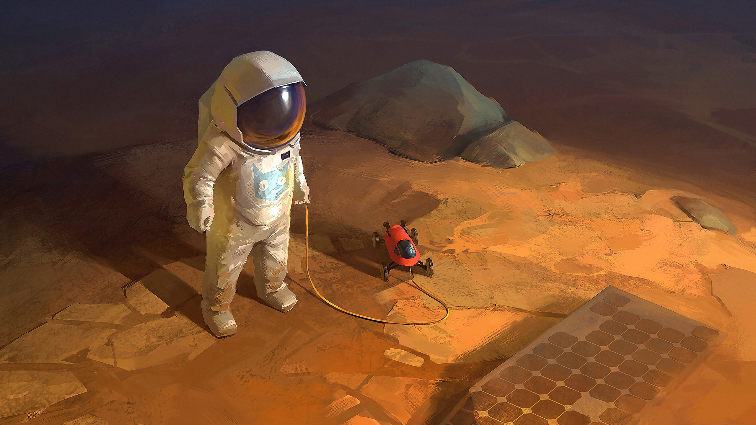 Ciencia ficción Astronauta Fondo de pantalla HD | Fondo de Escritorio