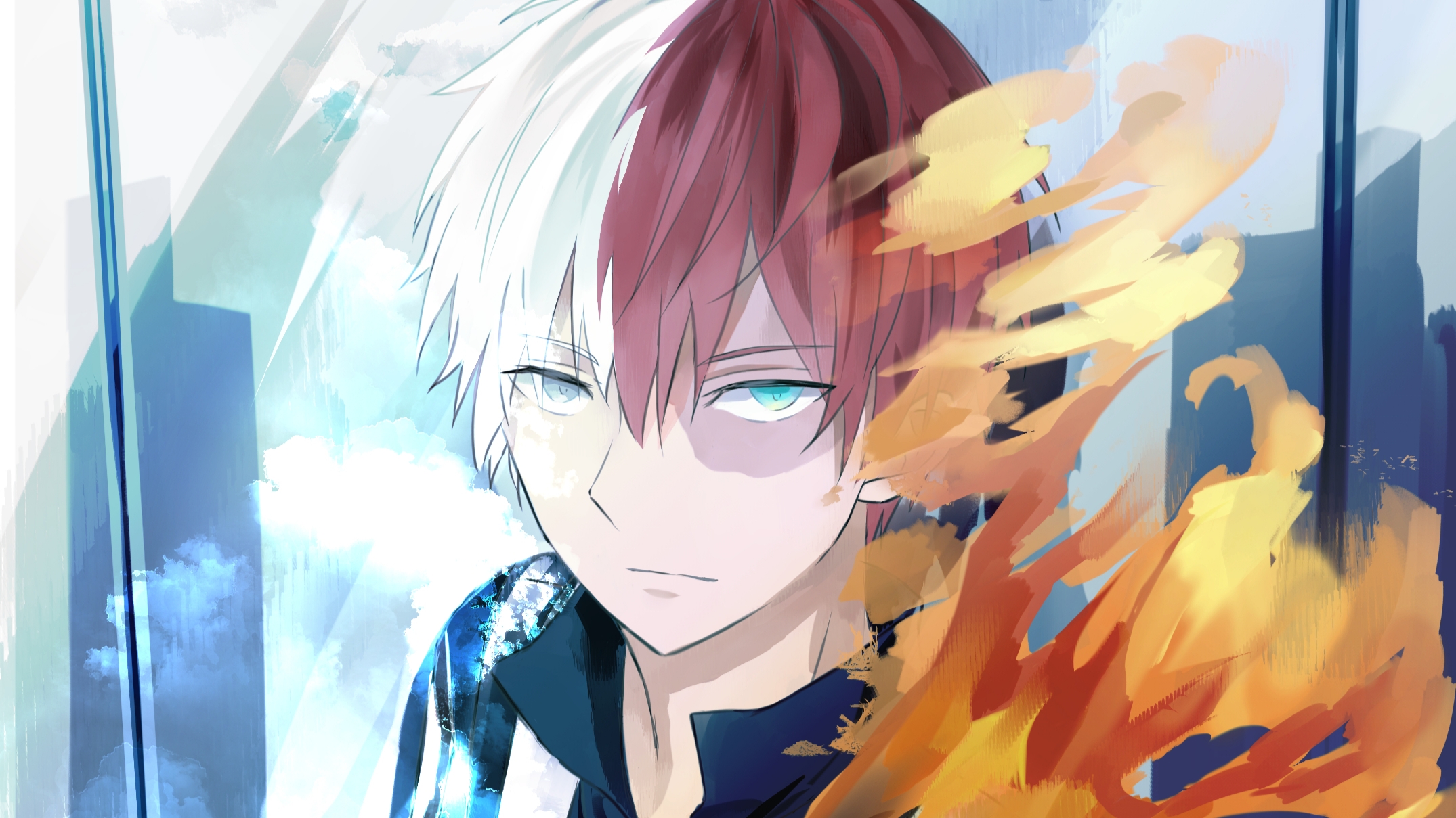 Download Shoto Todoroki Anime My Hero Academia HD Wallpaper