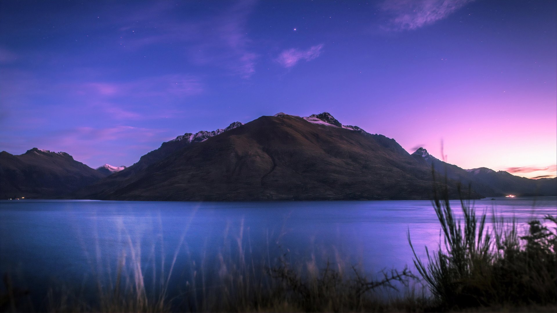 Download Sky Mountain Lake Nature Lake Wakatipu 4k Ultra HD Wallpaper