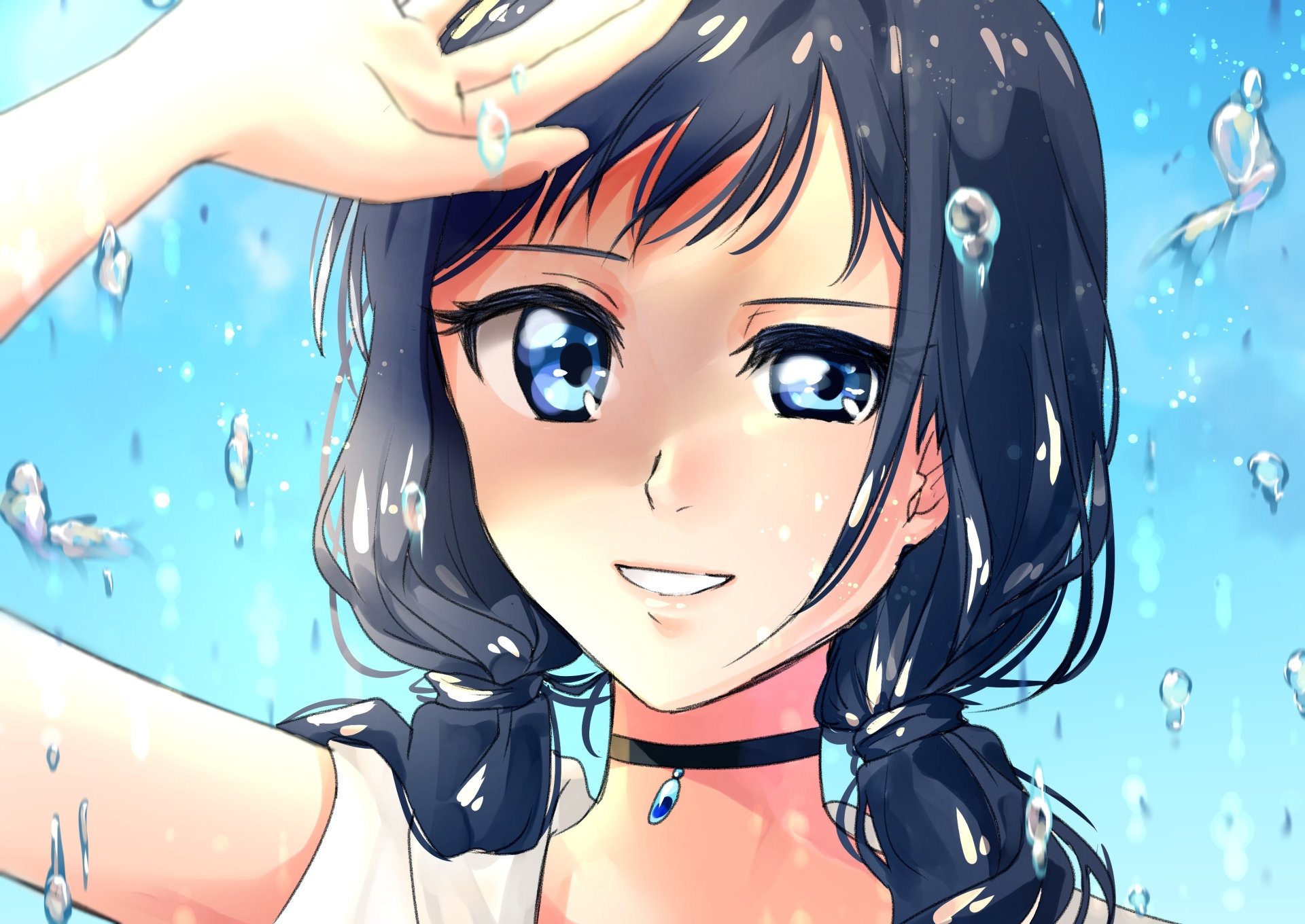 Download Hina Amano Anime Weathering With You HD Wallpaper by ゆでまめ