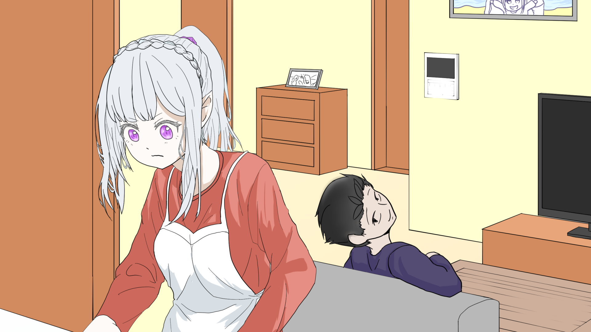 Download Emilia (Re:ZERO) Subaru Natsuki Anime Re:Zero - Starting Life In Another World HD Wallpaper