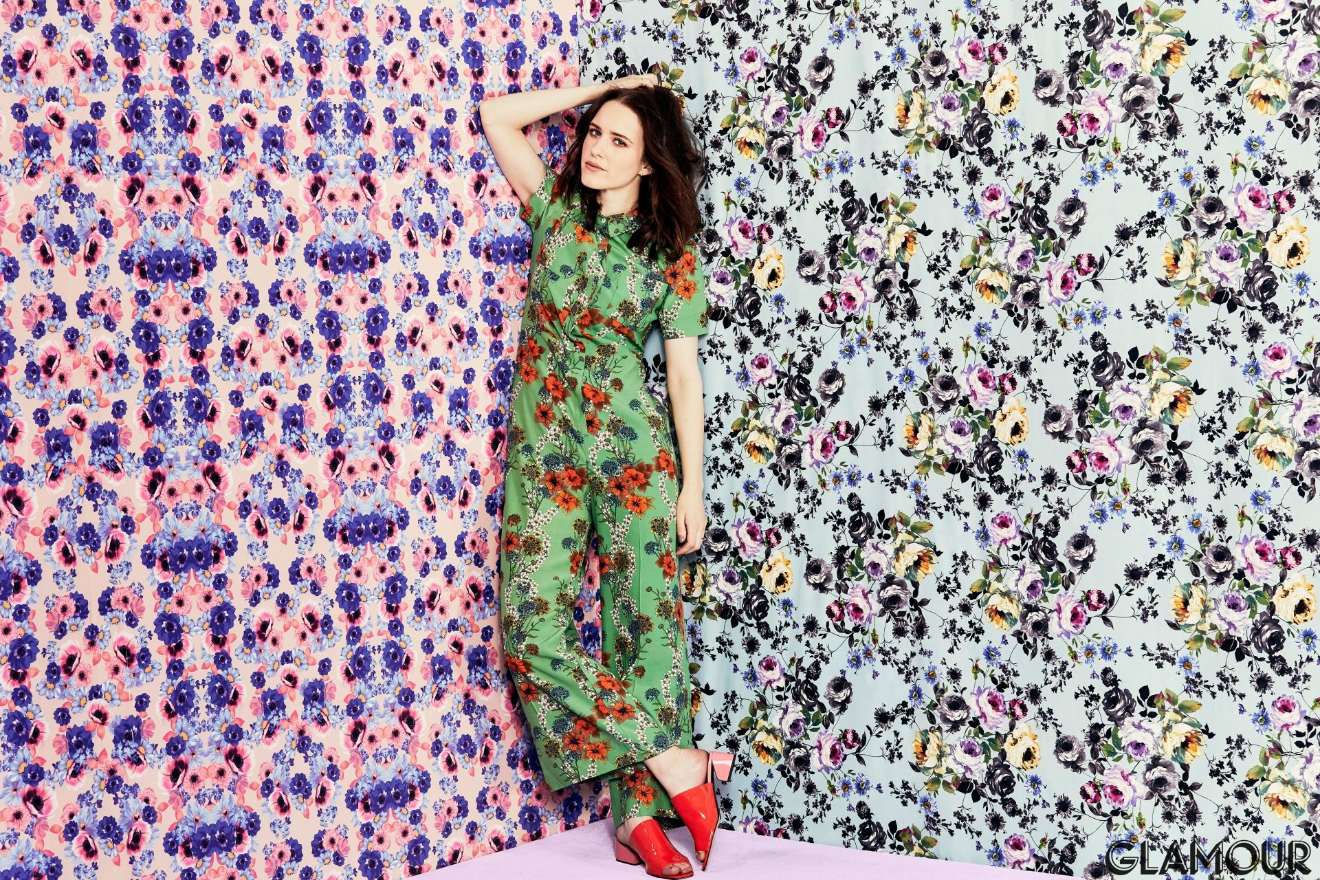 Download Brunette Actress American Celebrity Rachel Brosnahan 4k Ultra HD Wallpaper by Ramona Rosales