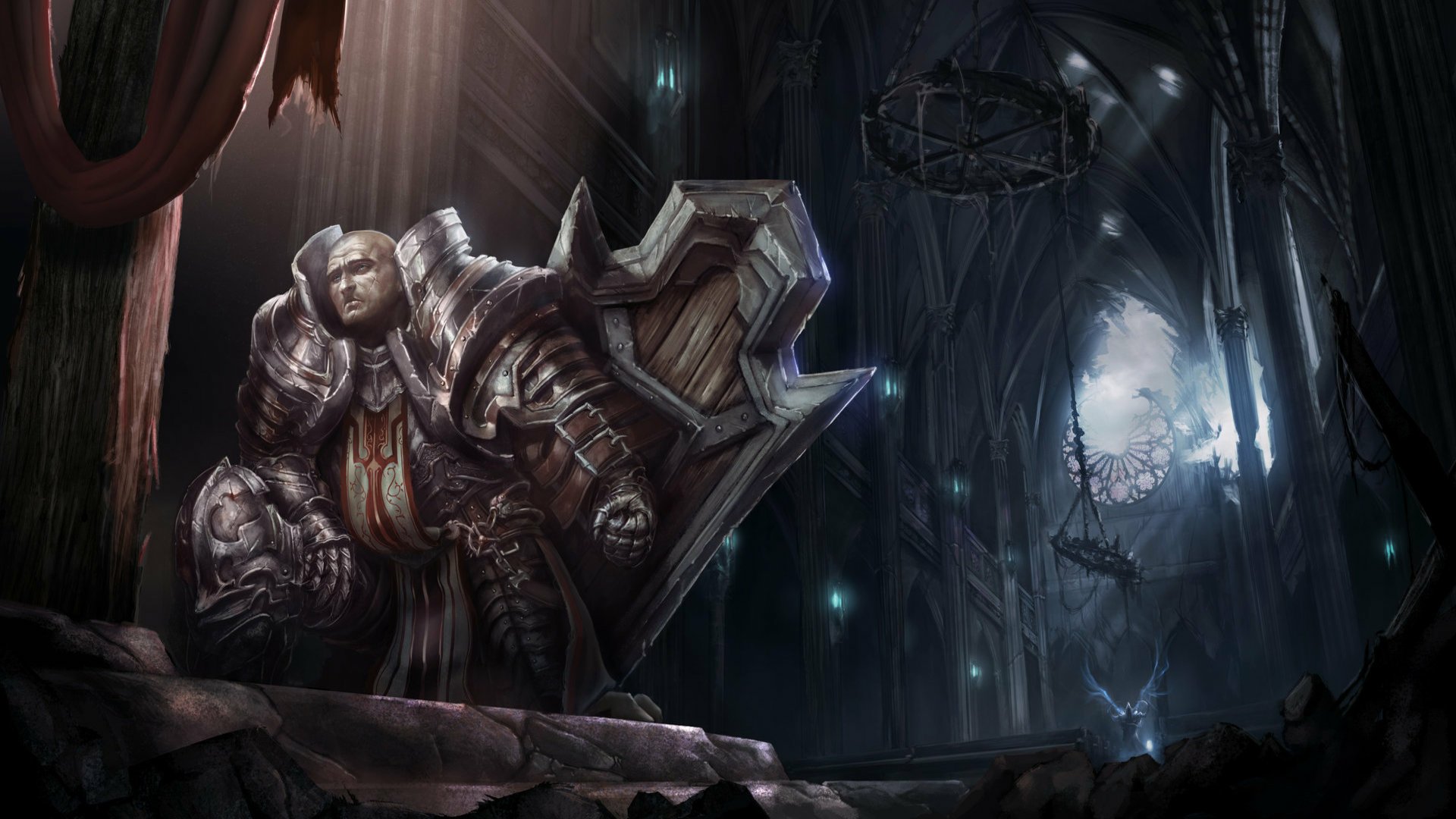 Download Armor Crusader (Diablo III) Video Game Diablo III HD Wallpaper by Matt Hubel