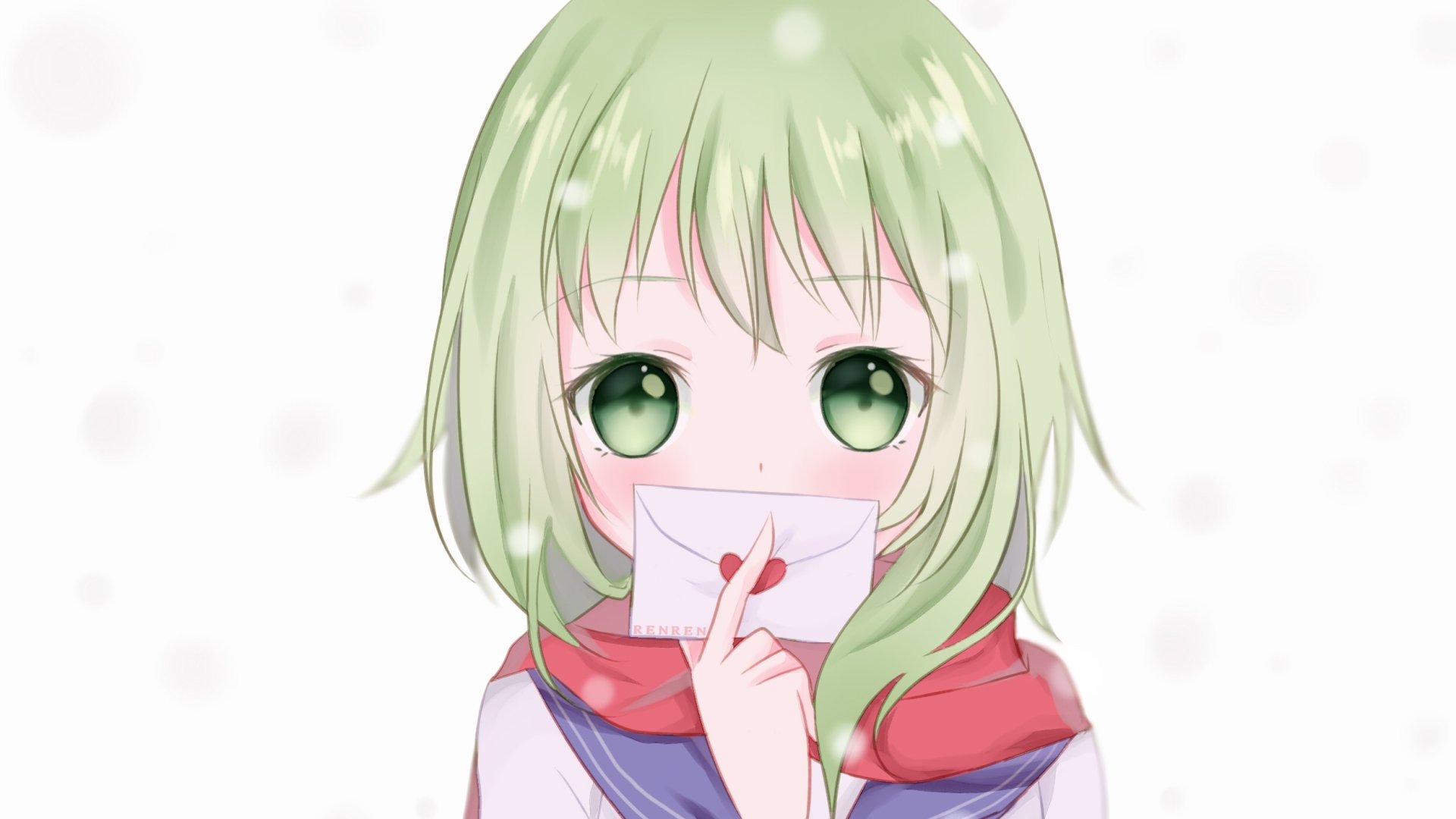 Download GUMI (Vocaloid) Green Eyes Green Hair Anime Vocaloid HD Wallpaper by Renren