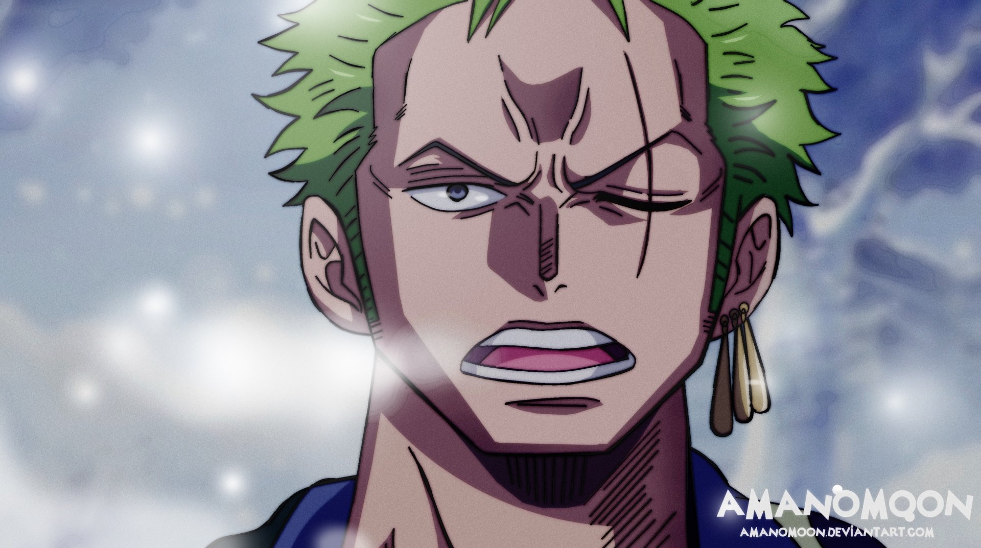 Download Roronoa Zoro Anime One Piece 4k Ultra HD Wallpaper by Amanomoon